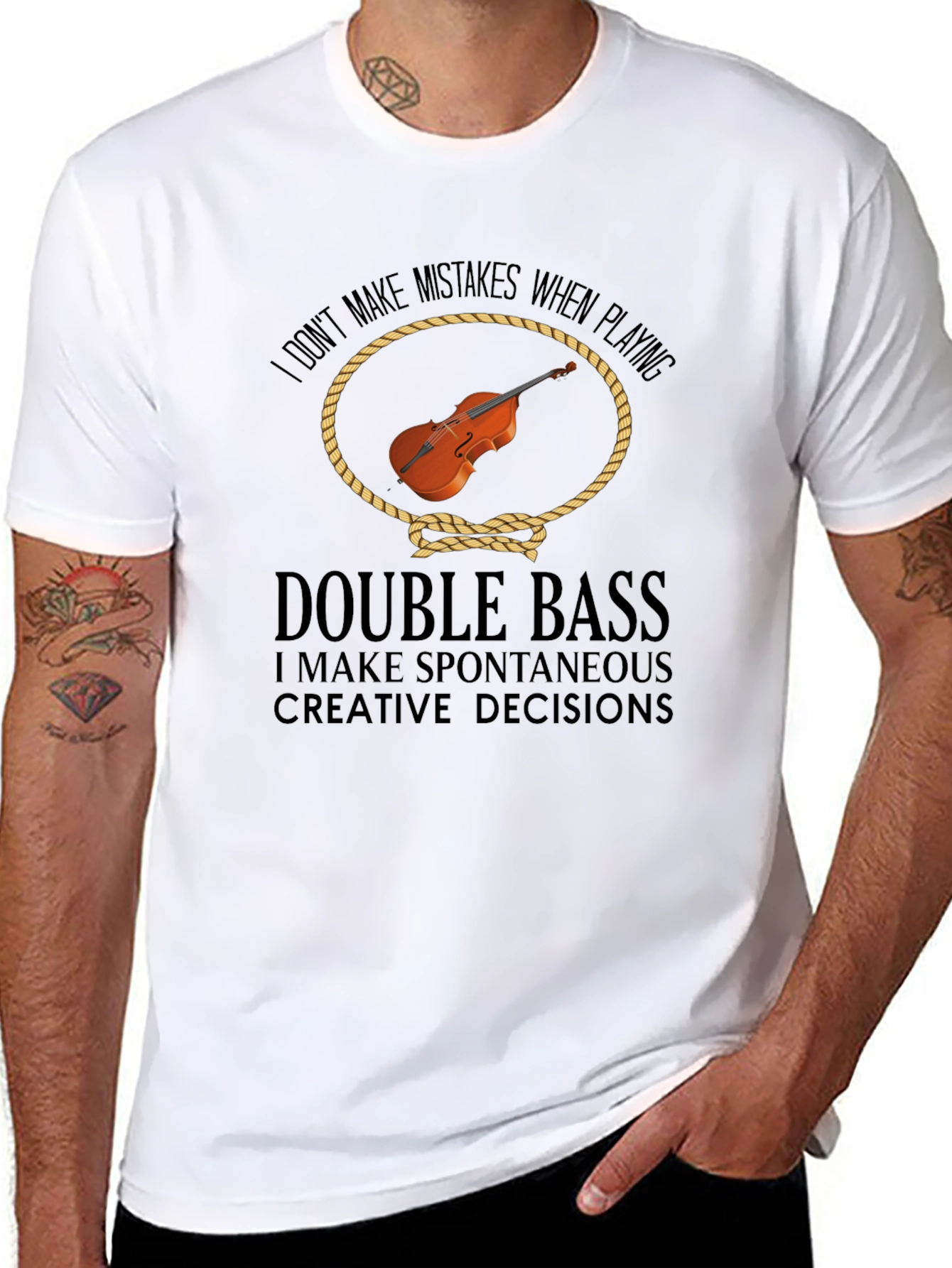 Double Bass Player Humor T-Shirt