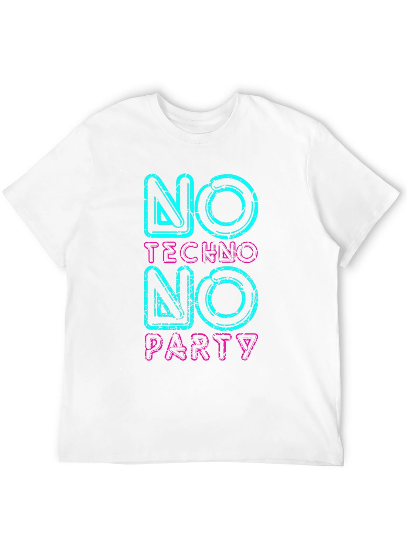No Techno No Party Graphic Tee