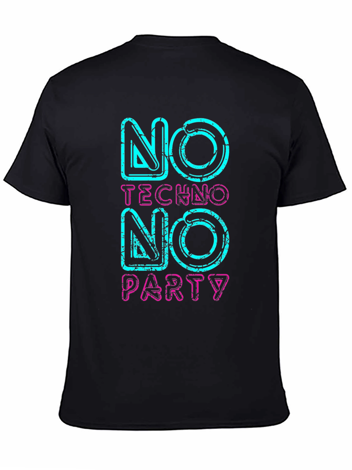 No Techno No Party Graphic Tee