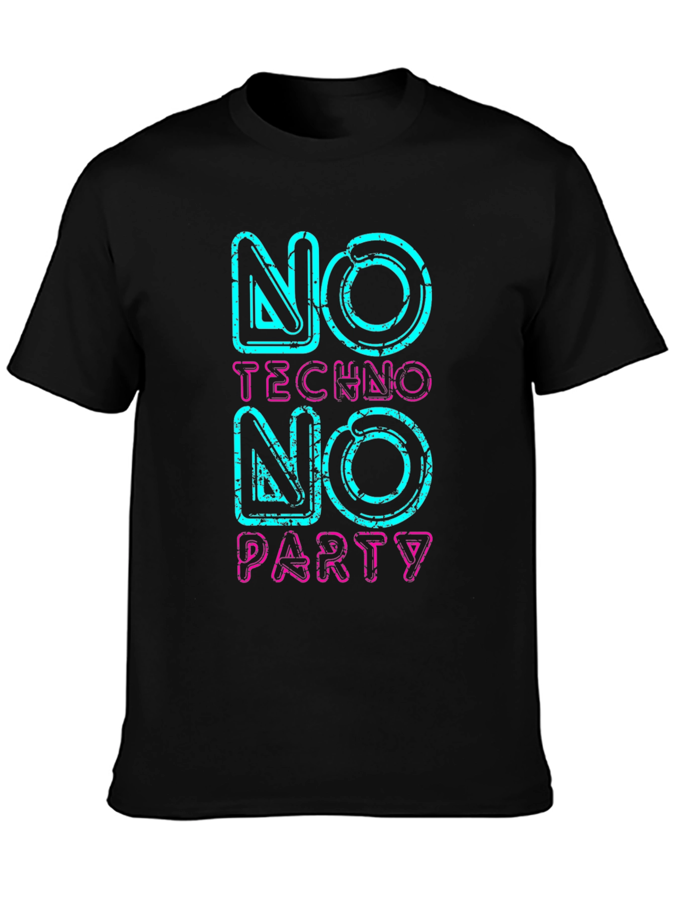 No Techno No Party Graphic Tee