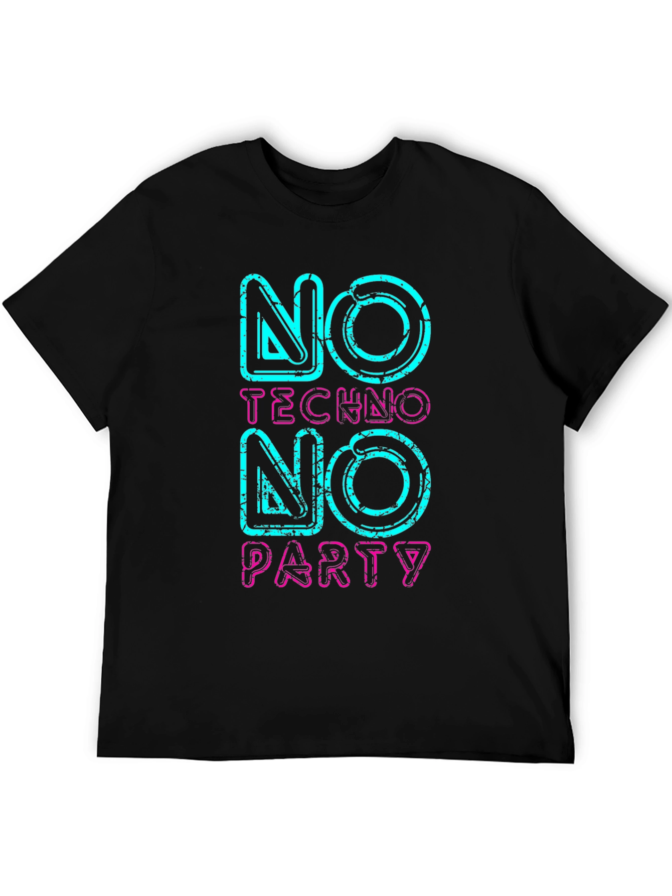 No Techno No Party Graphic Tee