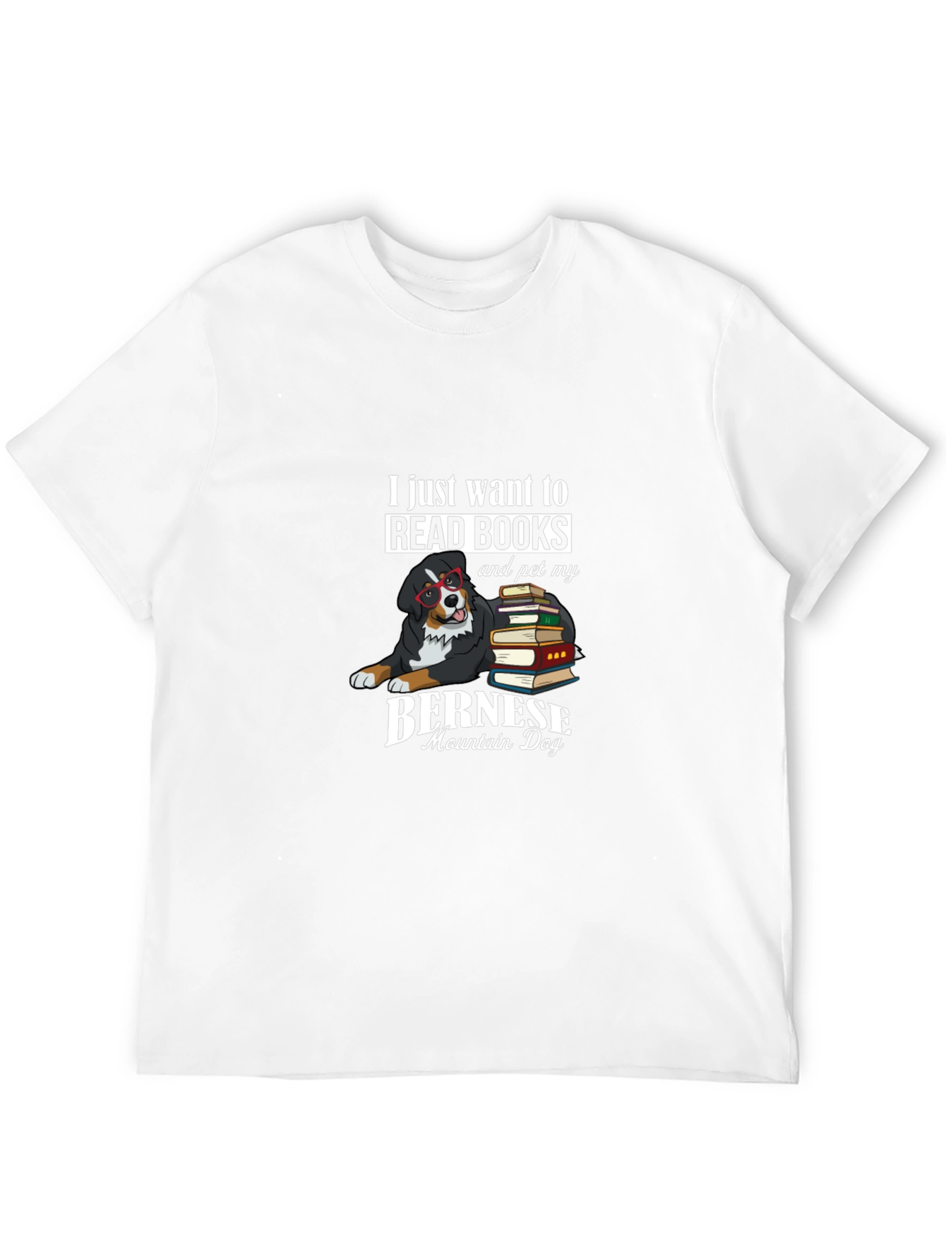 Bernese Mountain Dog Books T-Shirt