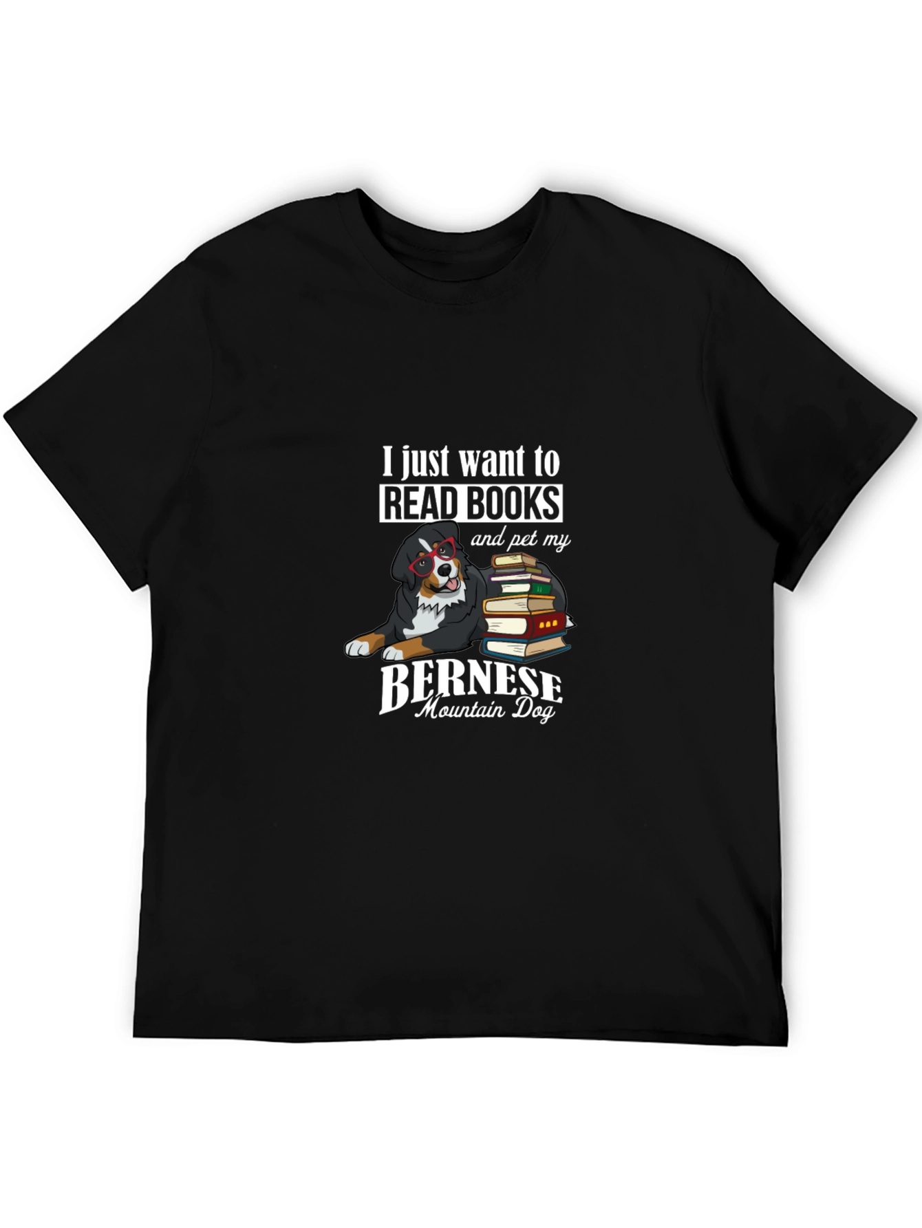Bernese Mountain Dog Books T-Shirt