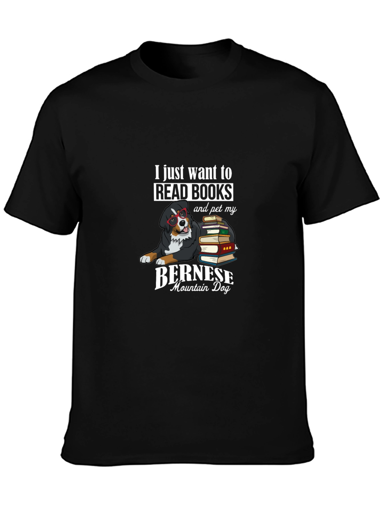Bernese Mountain Dog Books T-Shirt