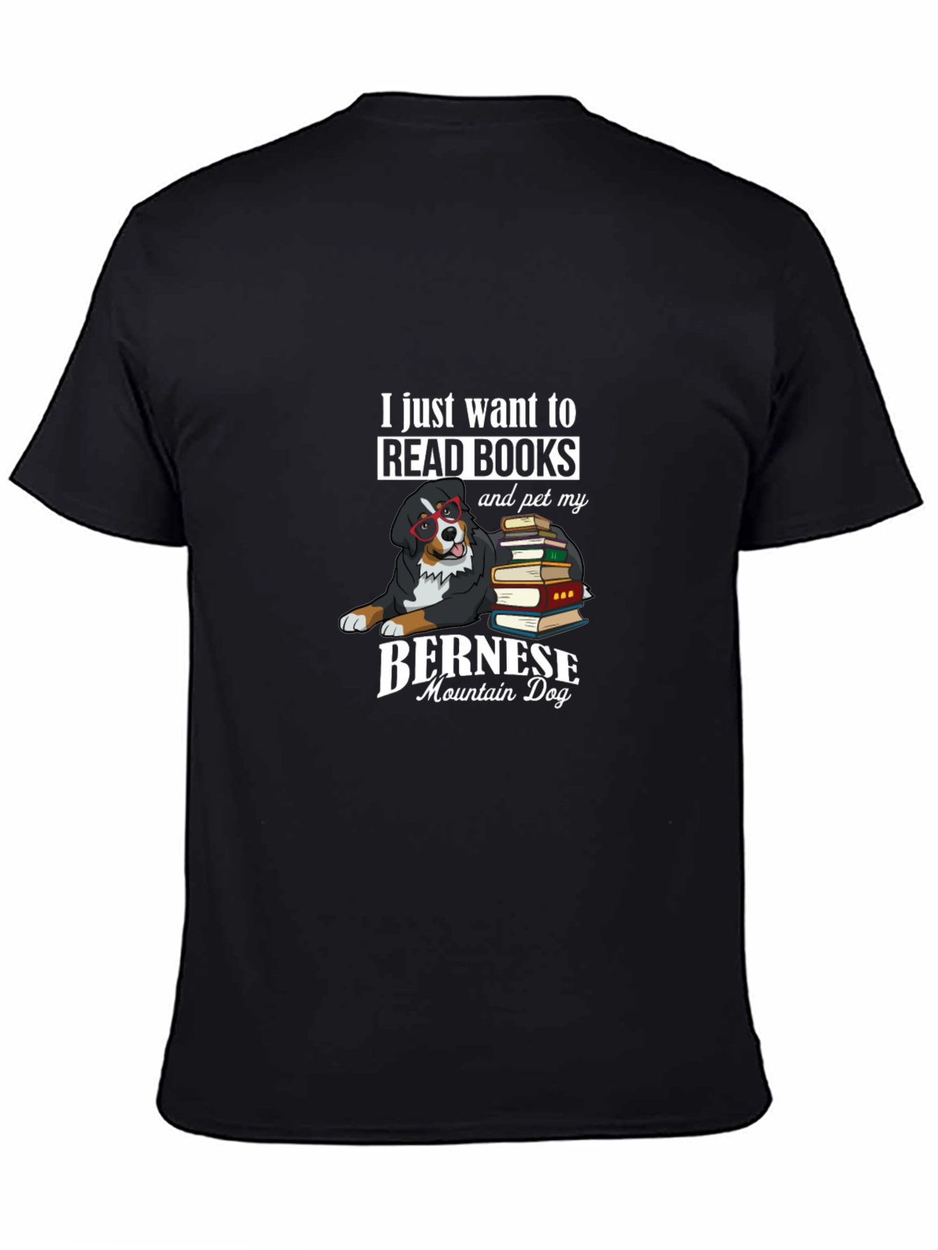 Bernese Mountain Dog Books T-Shirt
