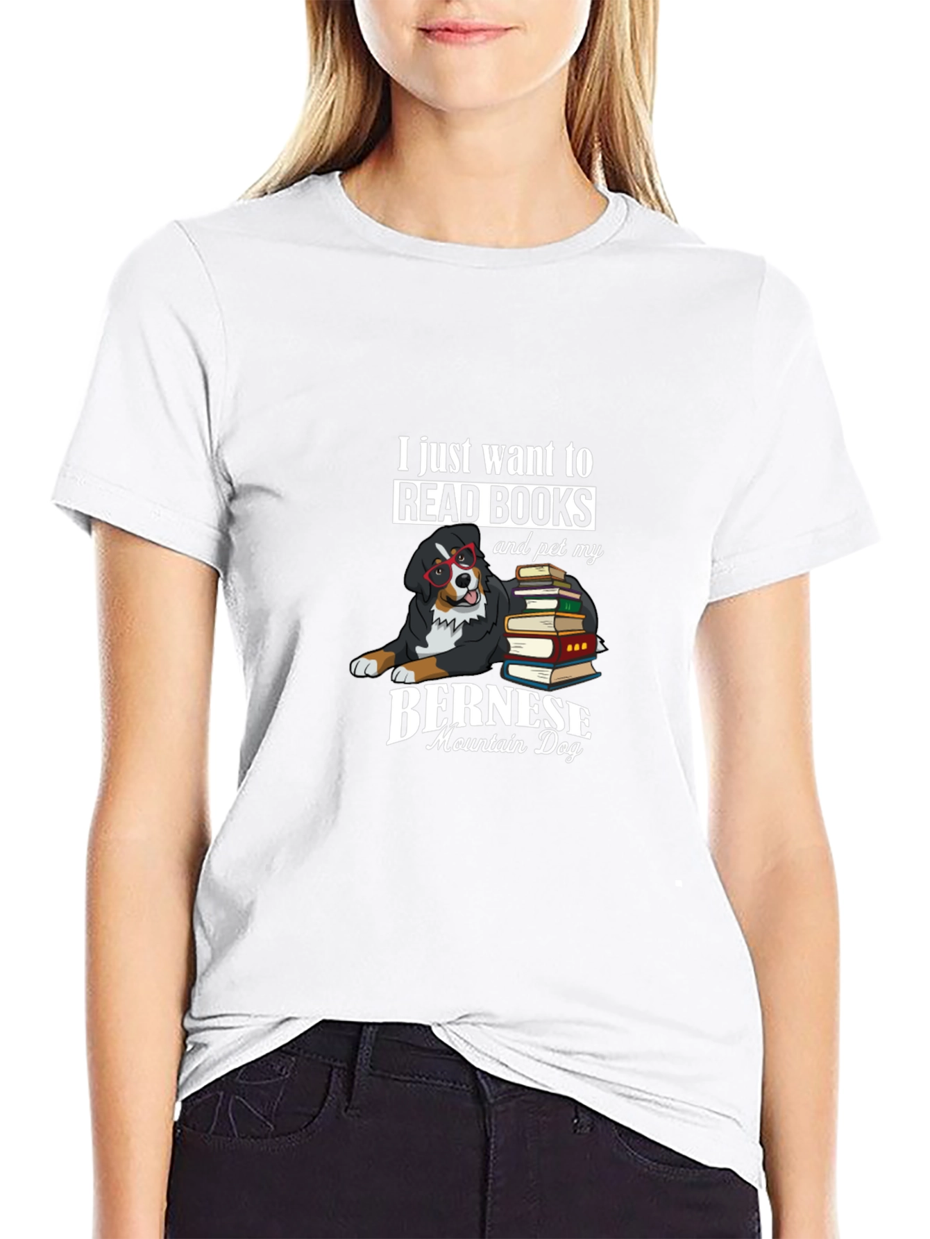 Bernese Mountain Dog Books T-Shirt