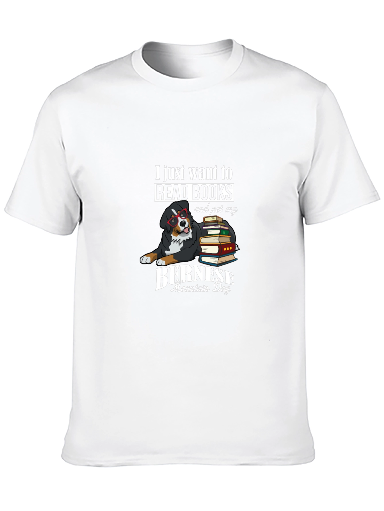 Bernese Mountain Dog Books T-Shirt