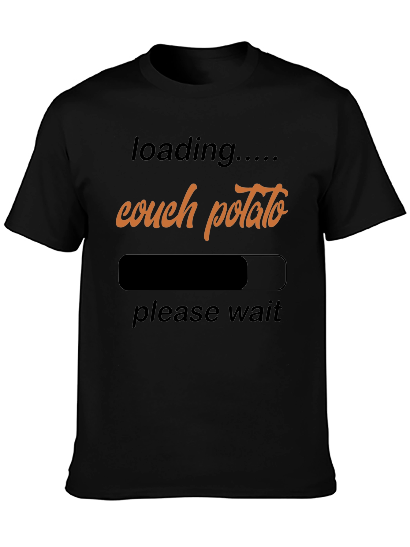 Couch Potato Loading Funny Graphic Tee