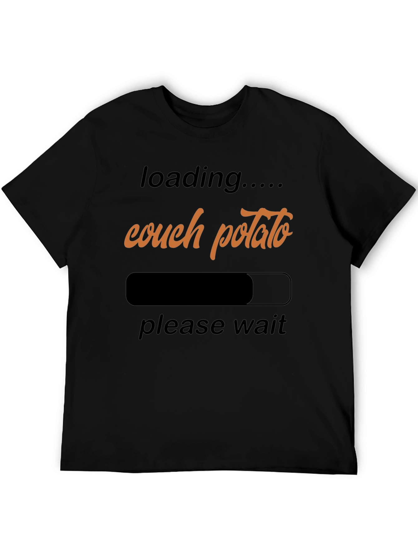 Couch Potato Loading Funny Graphic Tee
