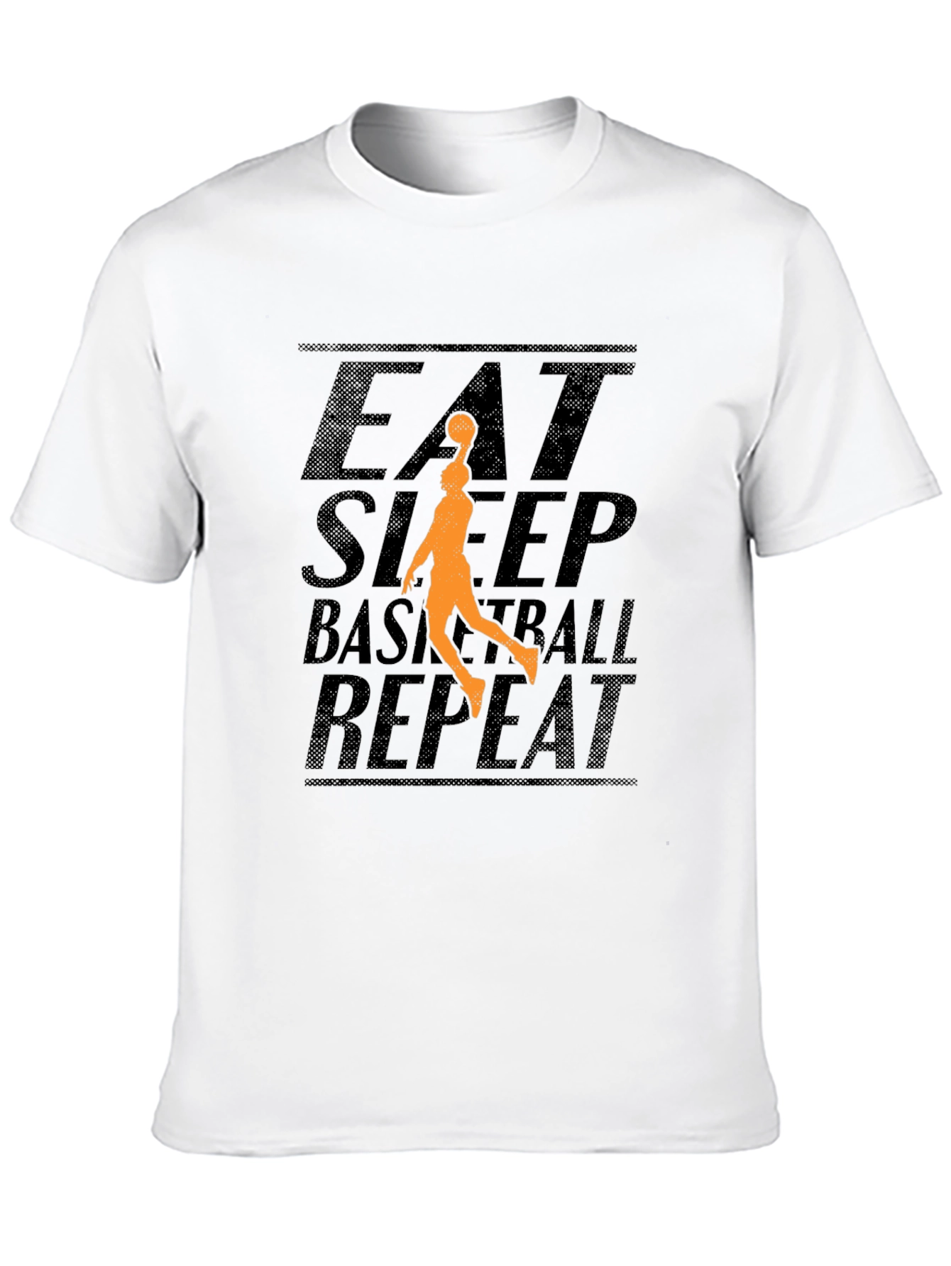 Eat Sleep Basketball Repeat Graphic Tee