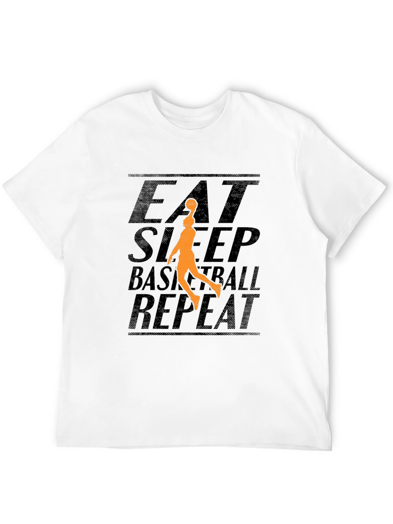 Eat Sleep Basketball Repeat Graphic Tee