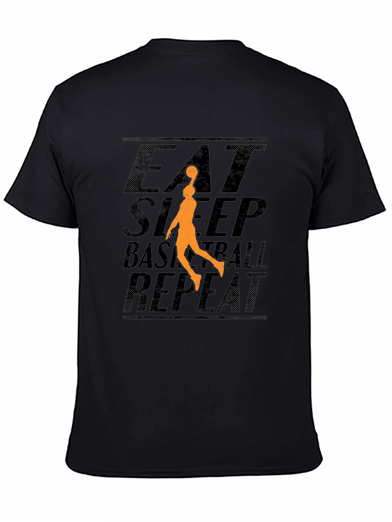Eat Sleep Basketball Repeat Graphic Tee