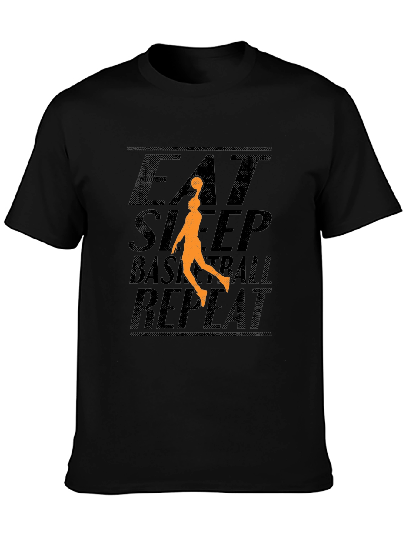 Eat Sleep Basketball Repeat Graphic Tee
