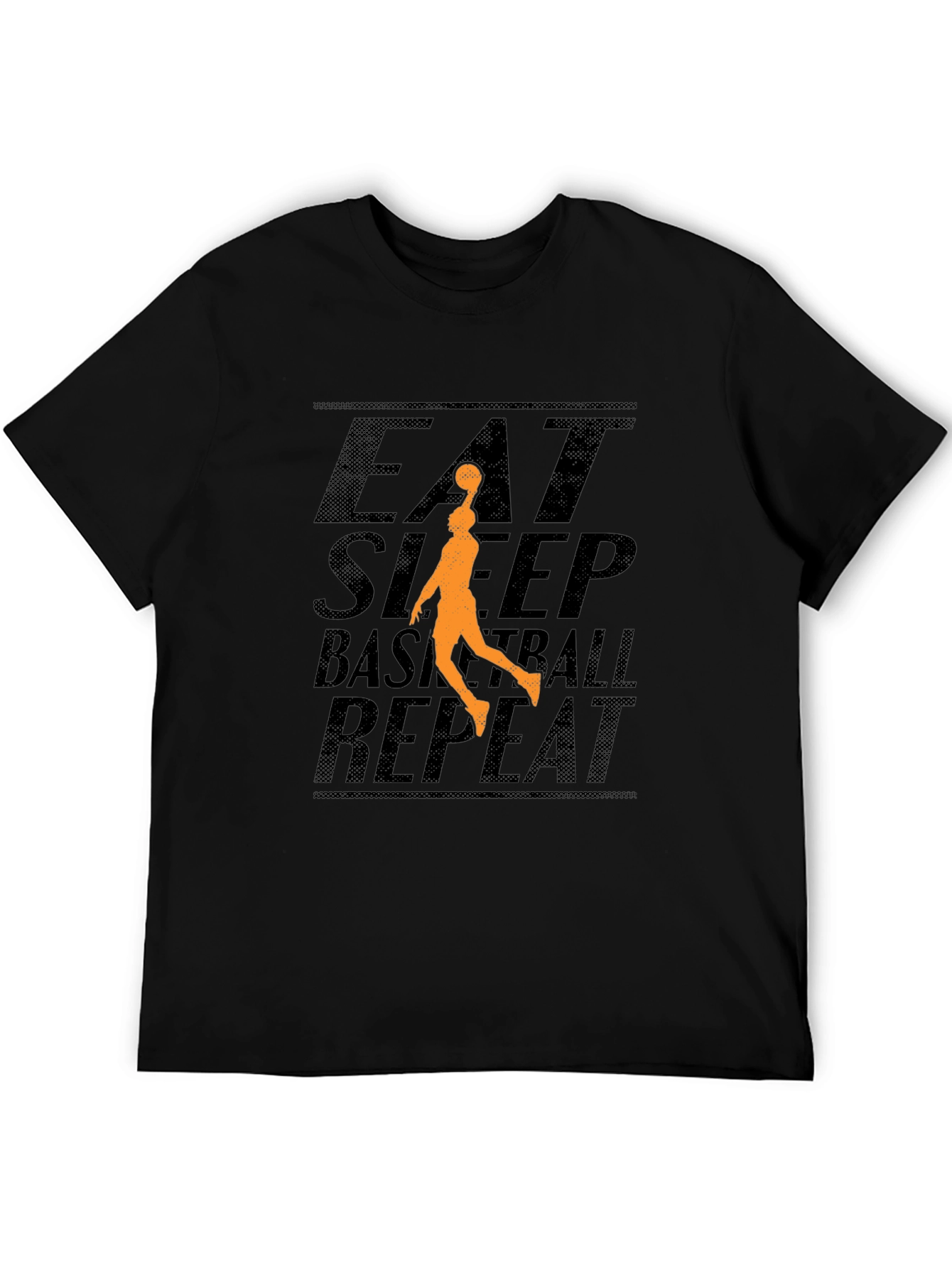Eat Sleep Basketball Repeat Graphic Tee