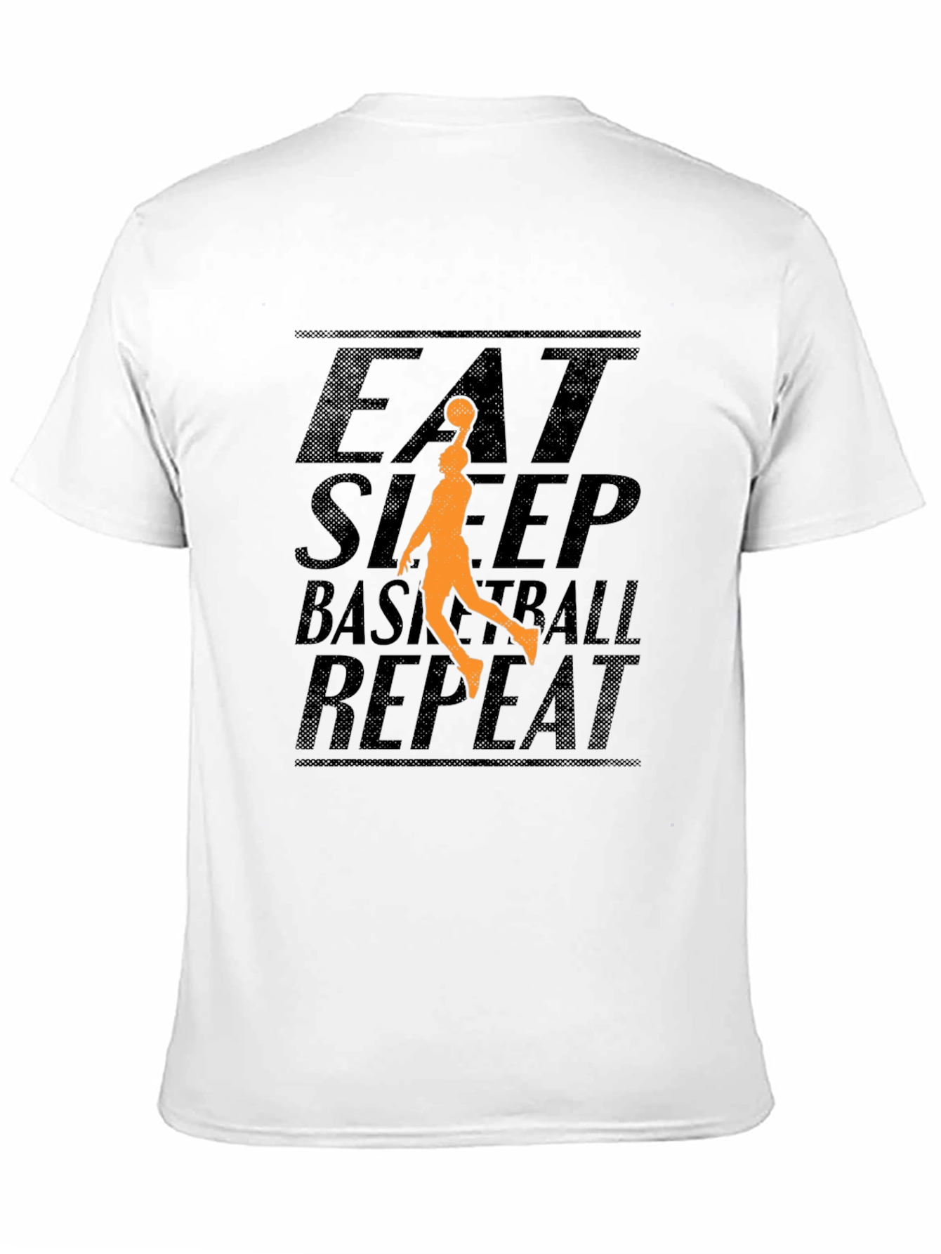 Eat Sleep Basketball Repeat Graphic Tee