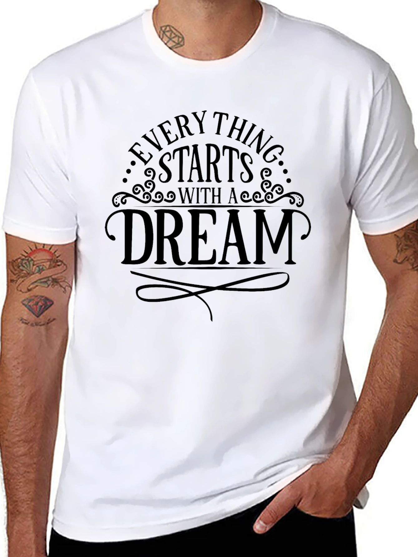 Dream Start Black T-Shirt