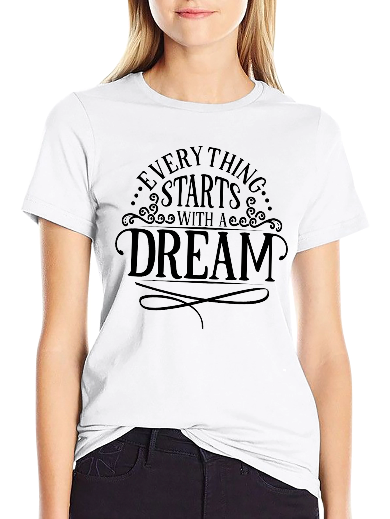 Dream Start Black T-Shirt