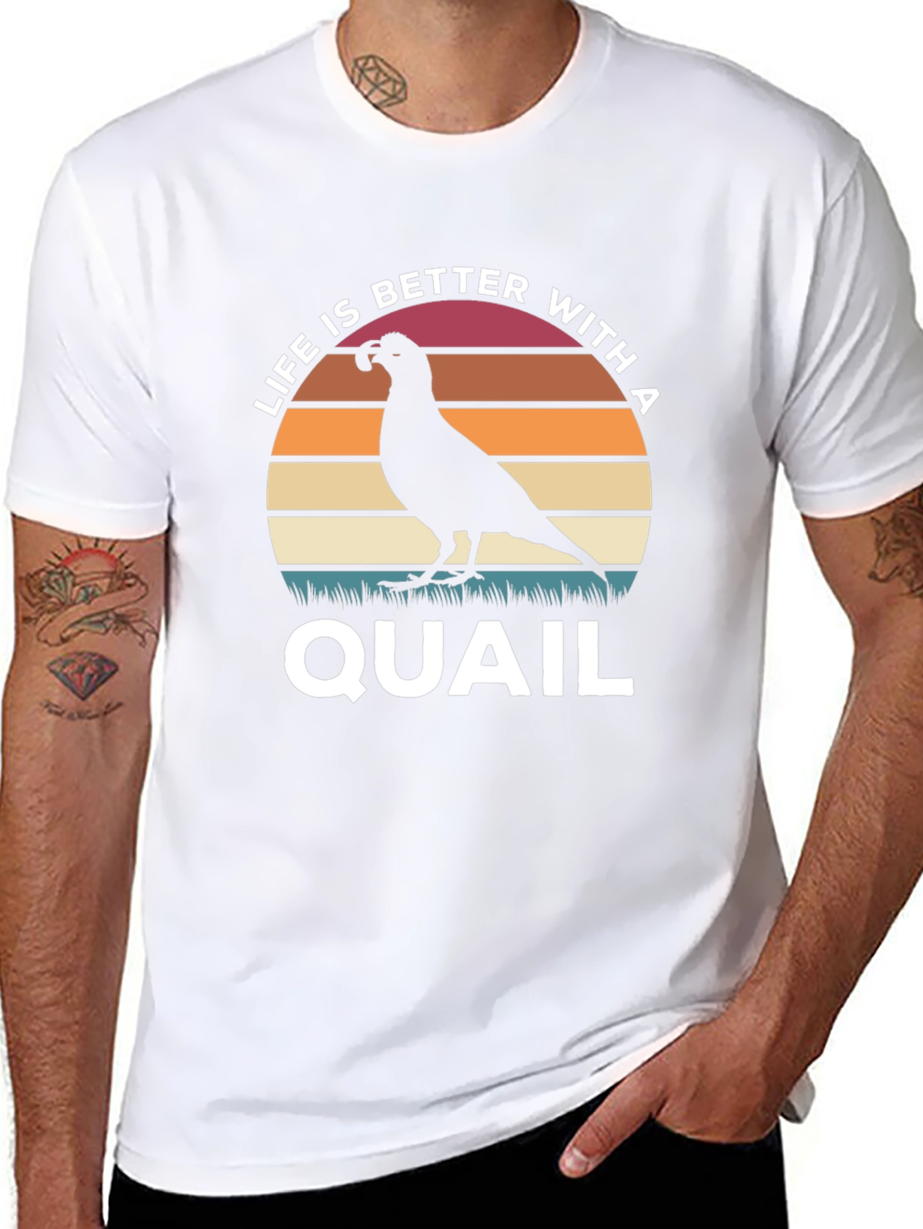 Life is Better With a Quail T-Shirt