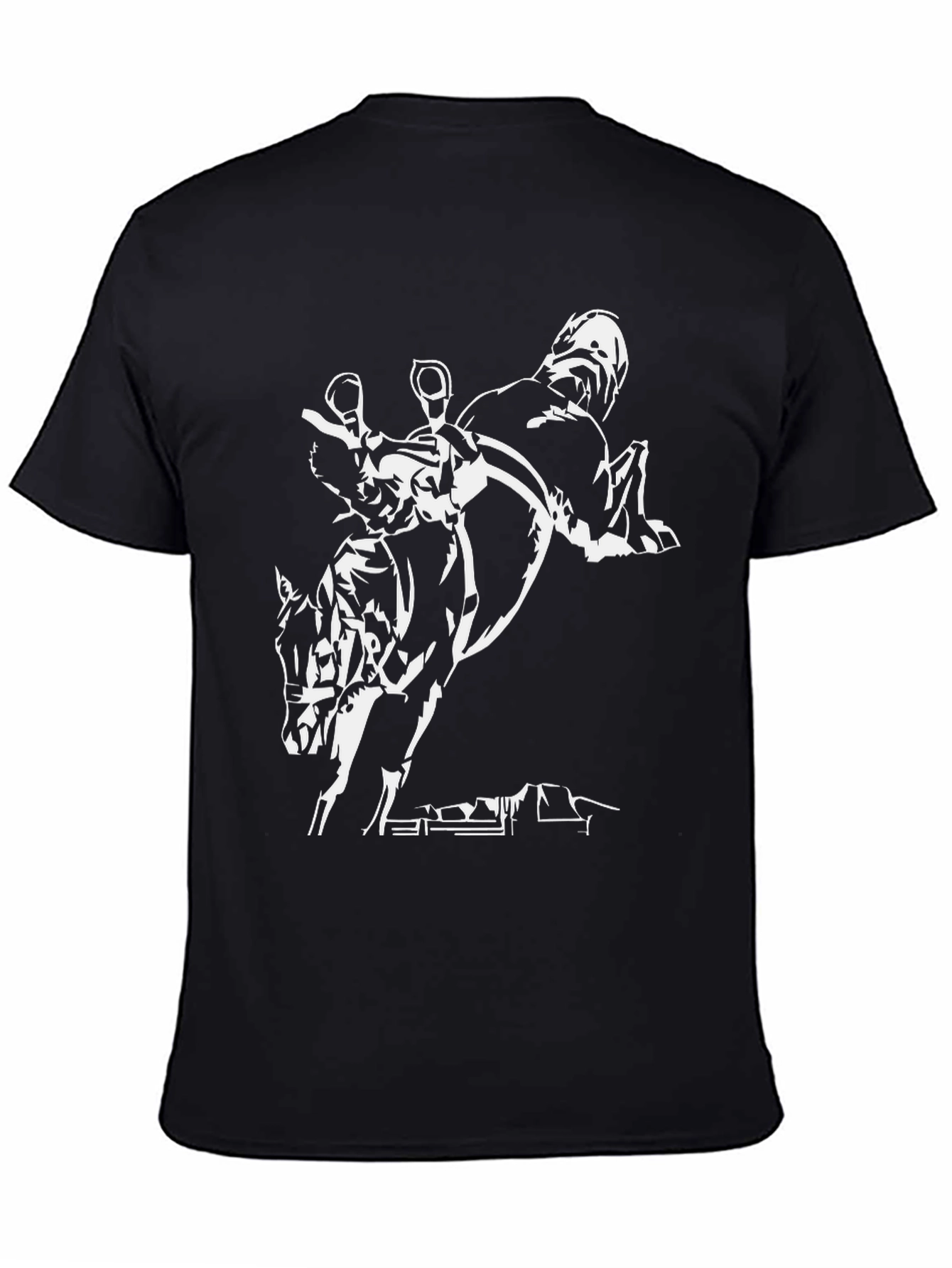 Equestrian Horse Jumping Graphic Tee