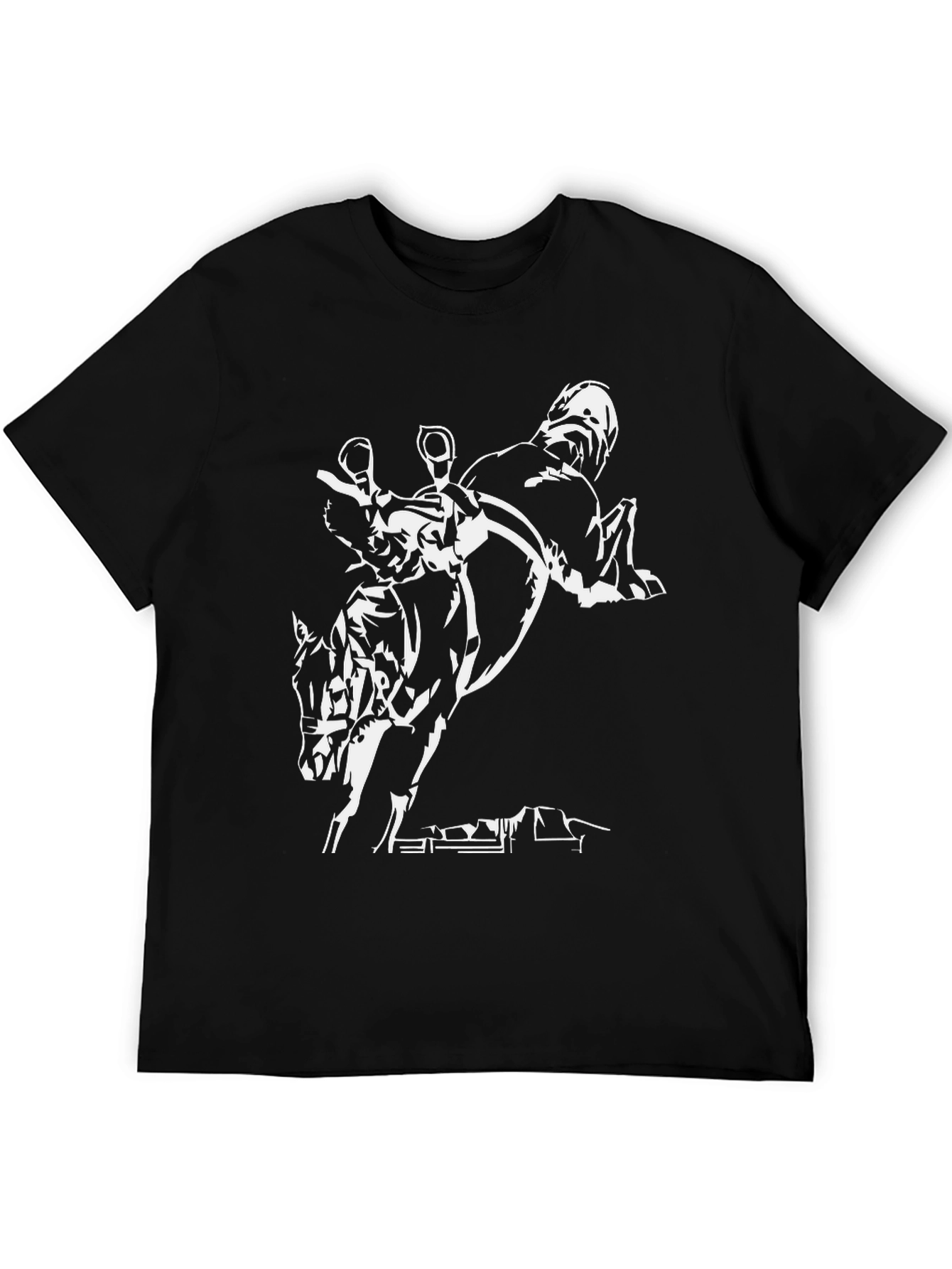 Equestrian Horse Jumping Graphic Tee