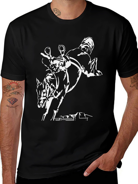 Equestrian Horse Jumping Graphic Tee