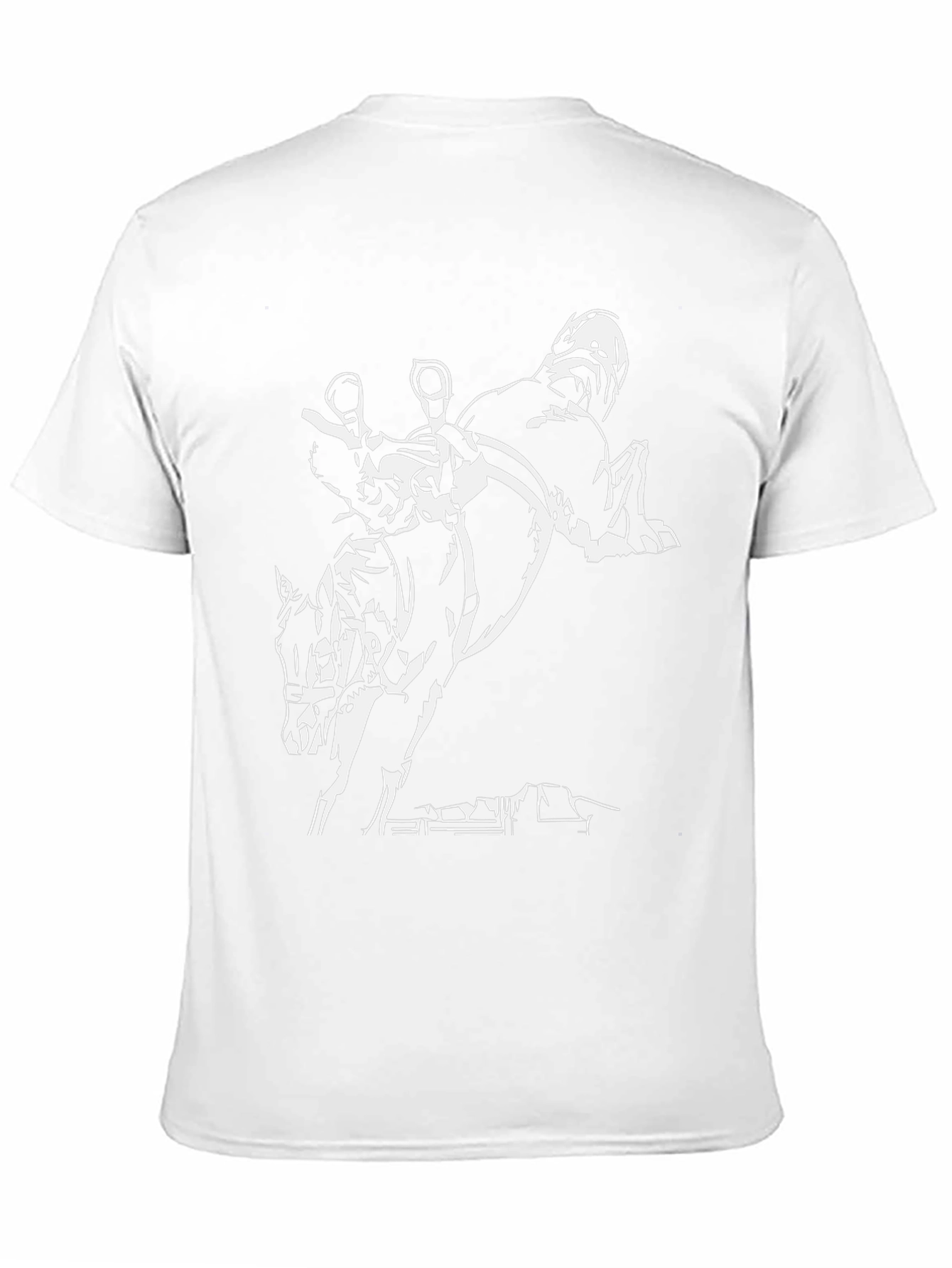 Equestrian Horse Jumping Graphic Tee