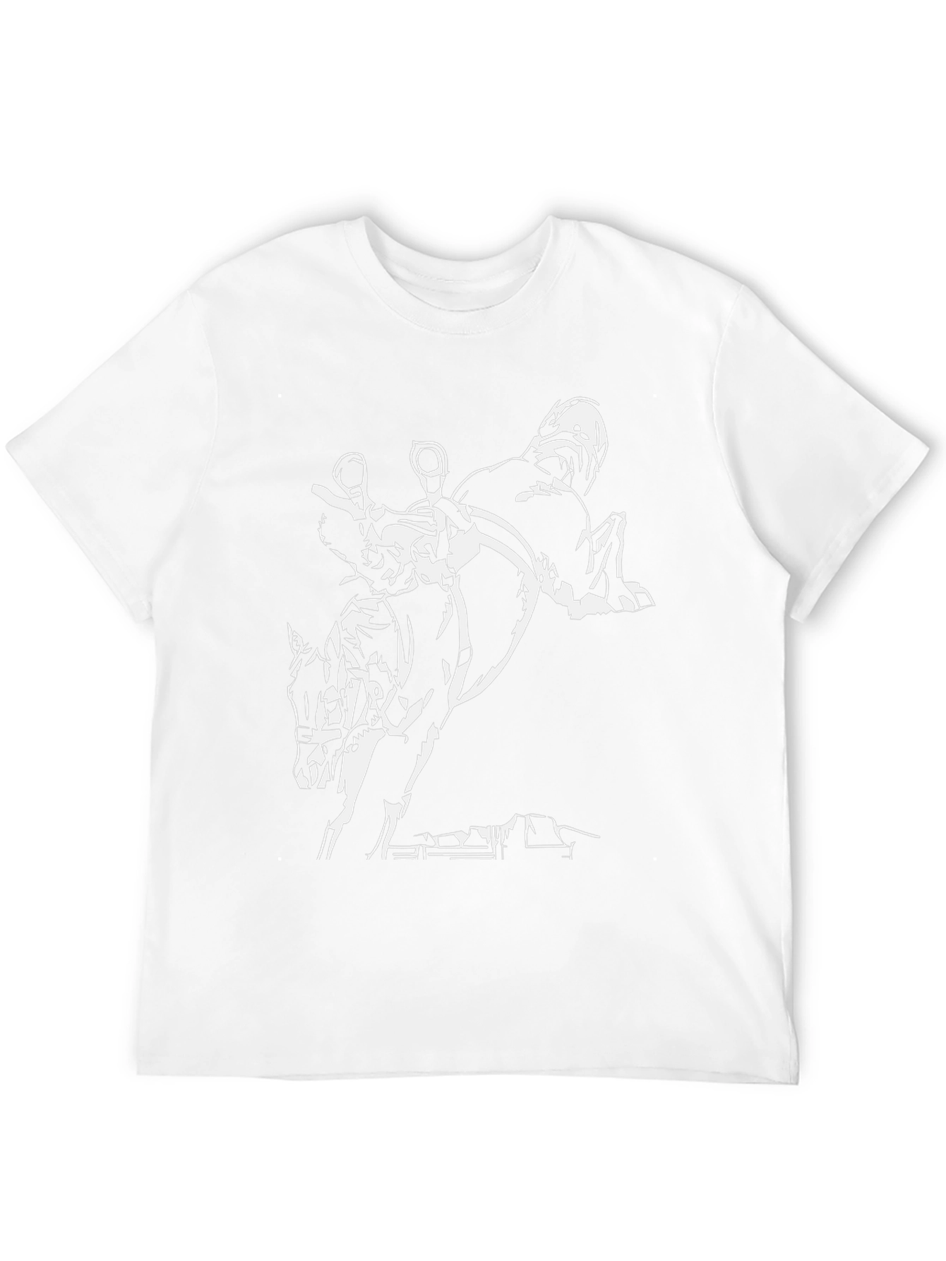 Equestrian Horse Jumping Graphic Tee