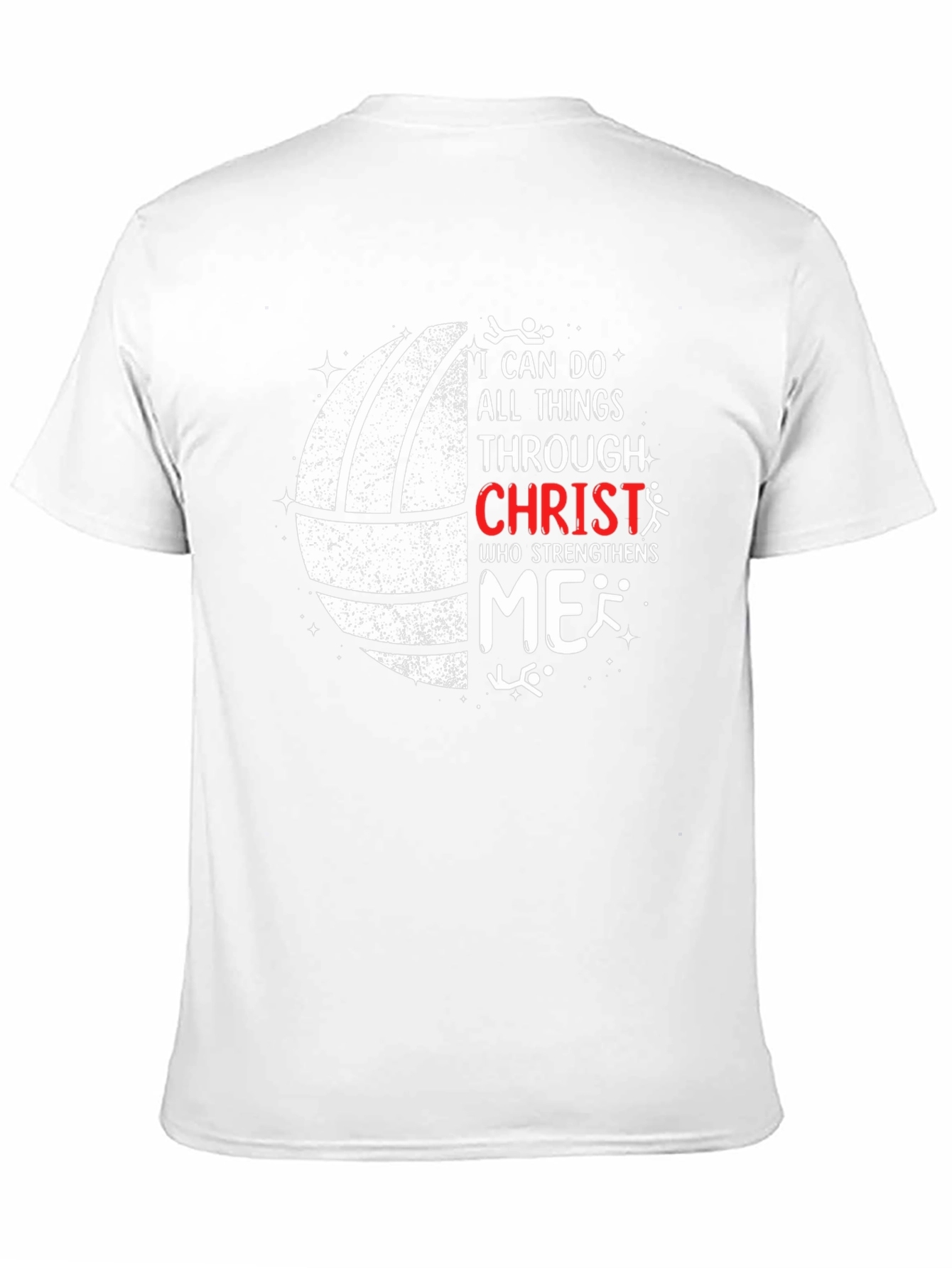 I Can Do All Things Through Christ Black T-Shirt