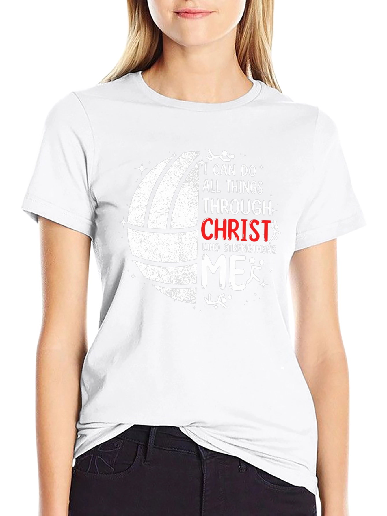 I Can Do All Things Through Christ Black T-Shirt