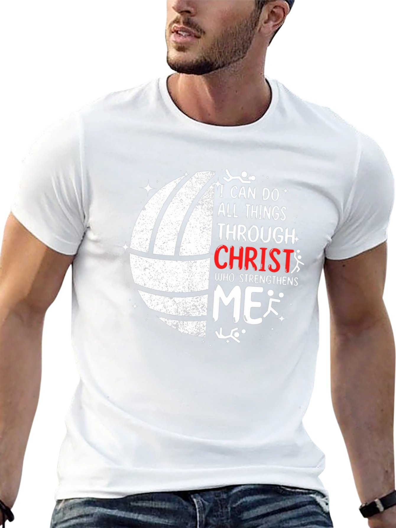 I Can Do All Things Through Christ Black T-Shirt