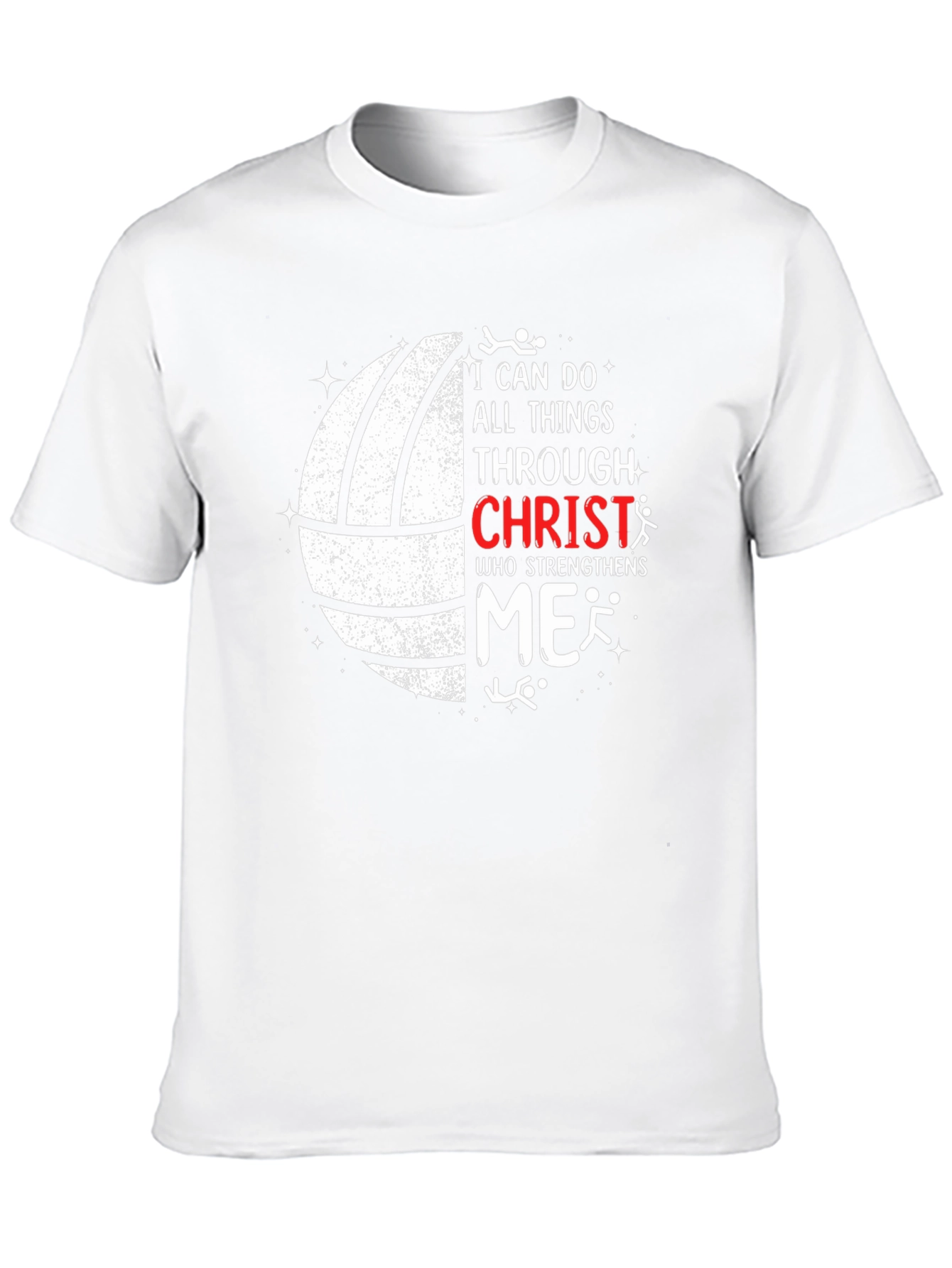 I Can Do All Things Through Christ Black T-Shirt
