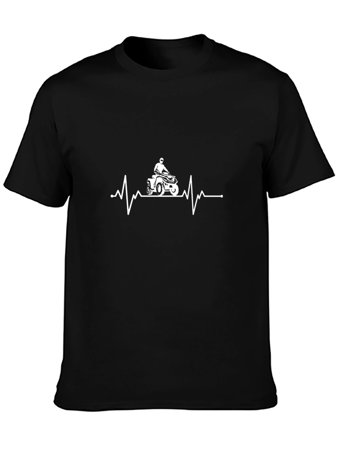 ATV Heartbeat Graphic Tee - Black