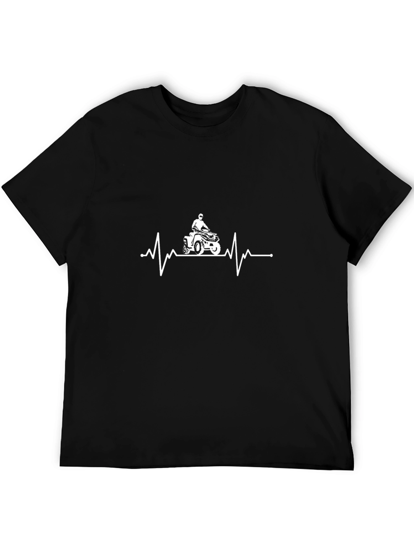ATV Heartbeat Graphic Tee - Black