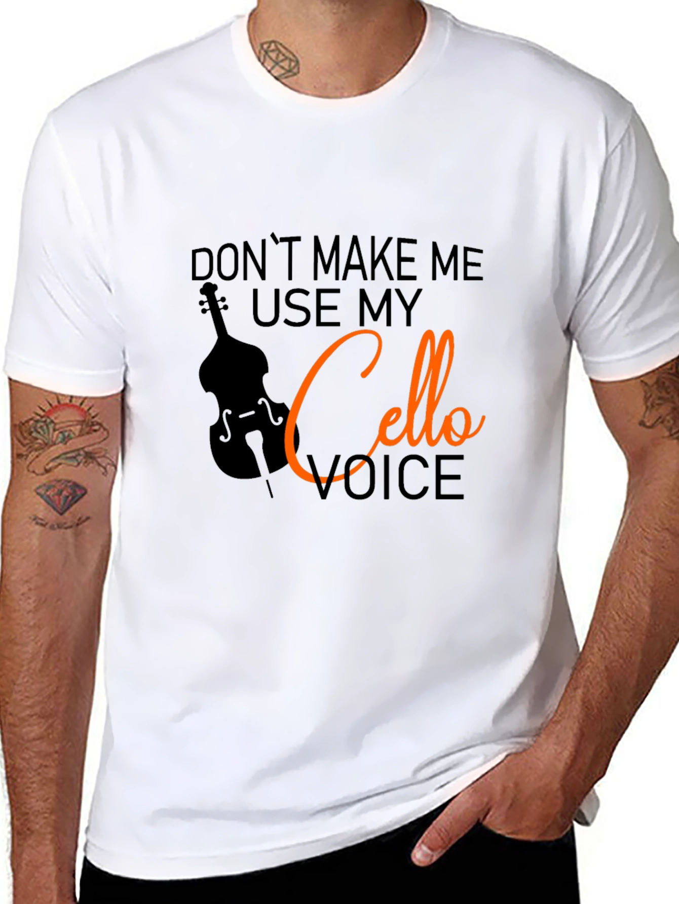 Cello Voice T-Shirt - Funny Musician Tee