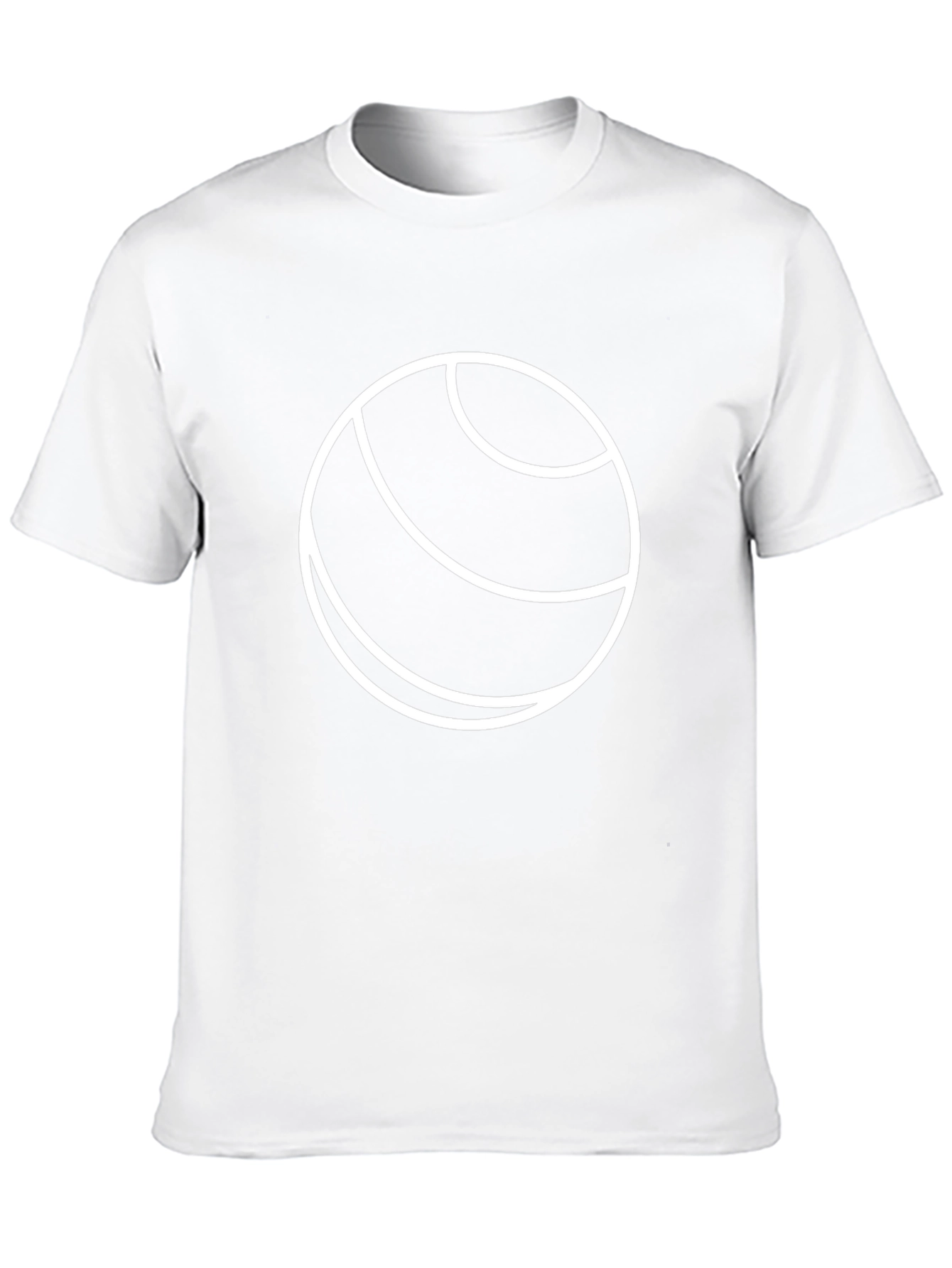 Modern Graphic Tee - Minimalist Circle Design