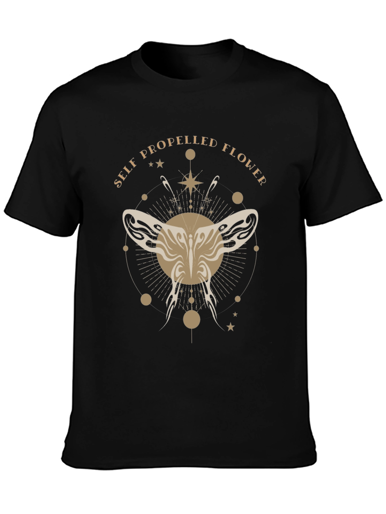 Self Propelled Flower Graphic T-Shirt