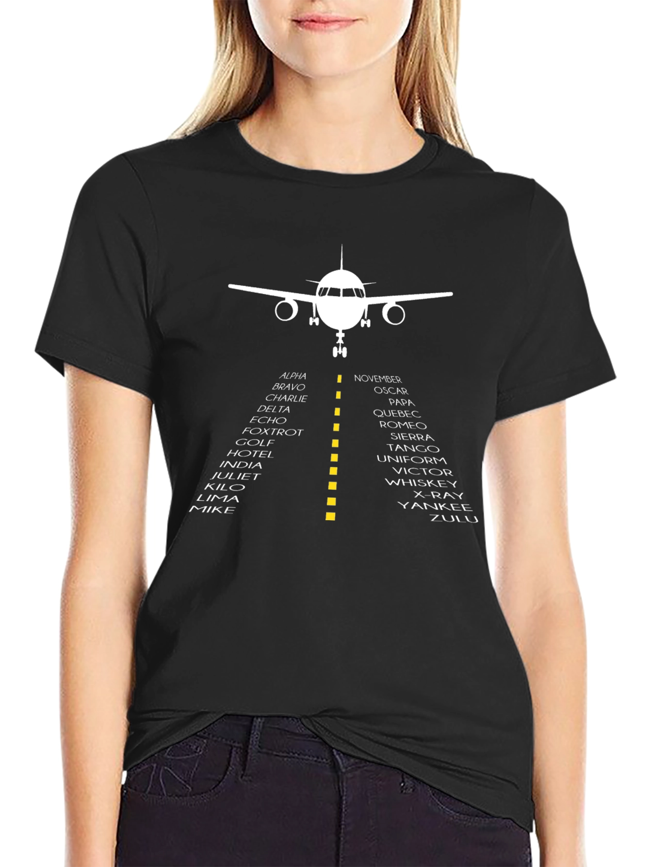 Pilot Alphabet Aviation T-Shirt