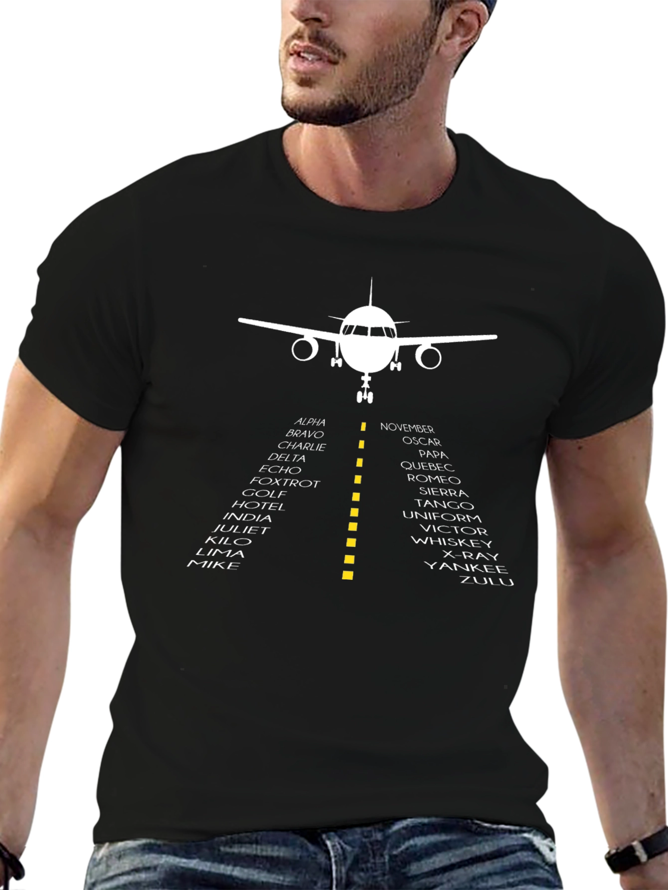 Pilot Alphabet Aviation T-Shirt