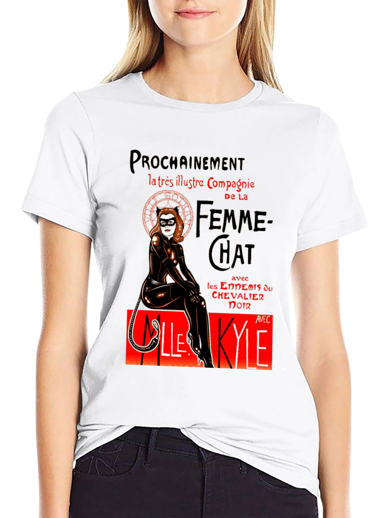 Catwoman Femme-Chat T-Shirt - Unique Design