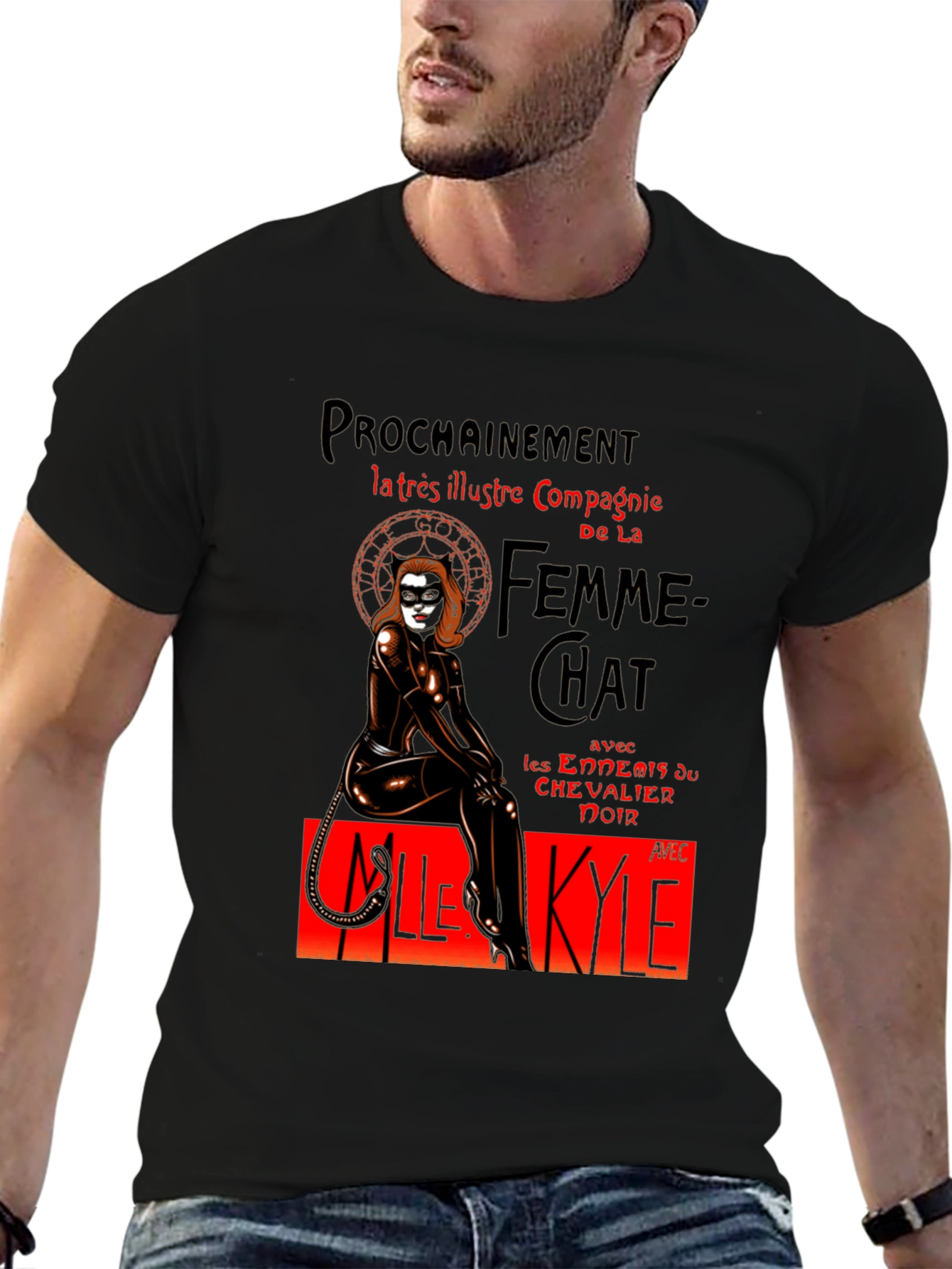 Catwoman Femme-Chat T-Shirt - Unique Design