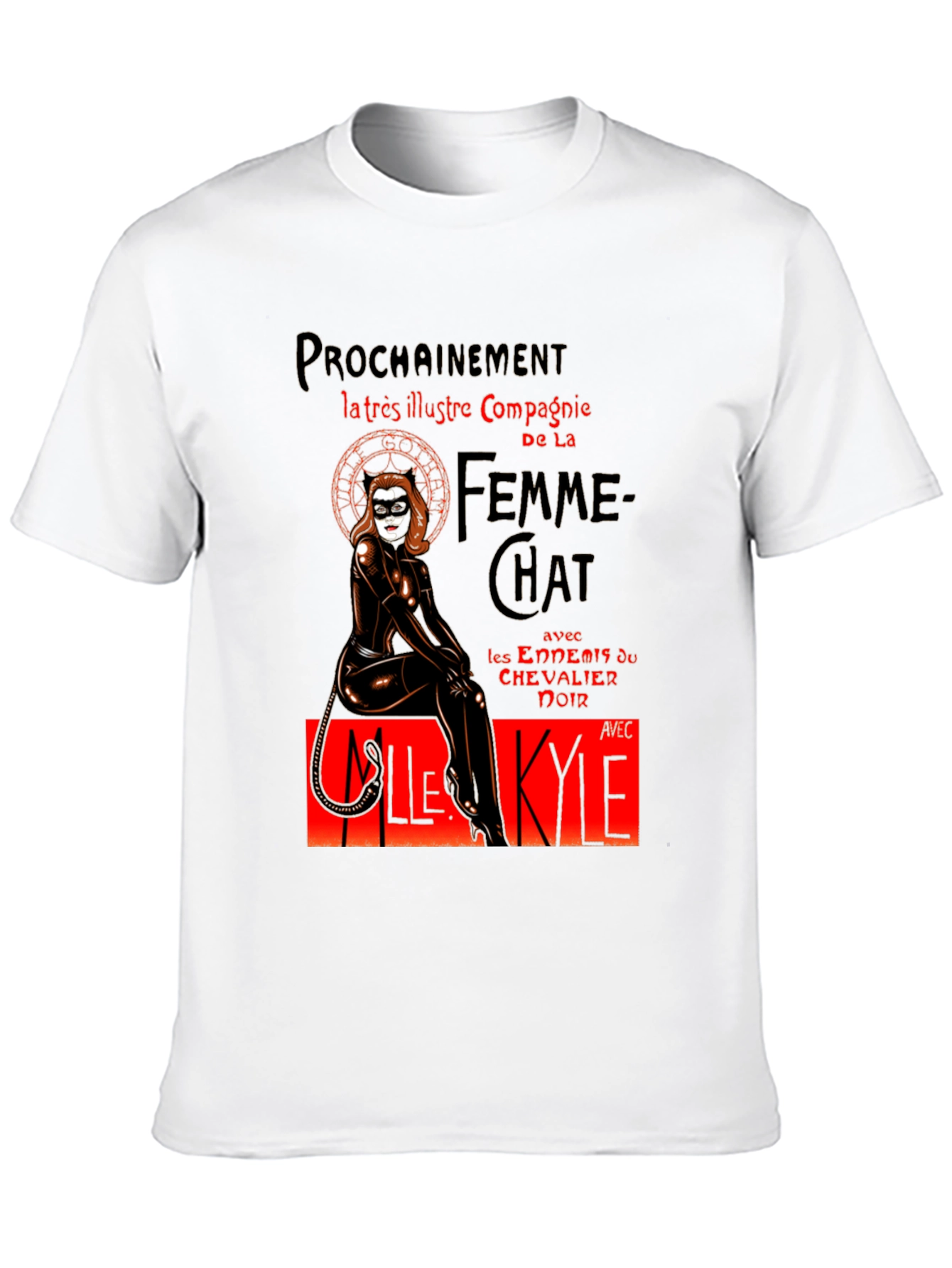 Catwoman Femme-Chat T-Shirt - Unique Design