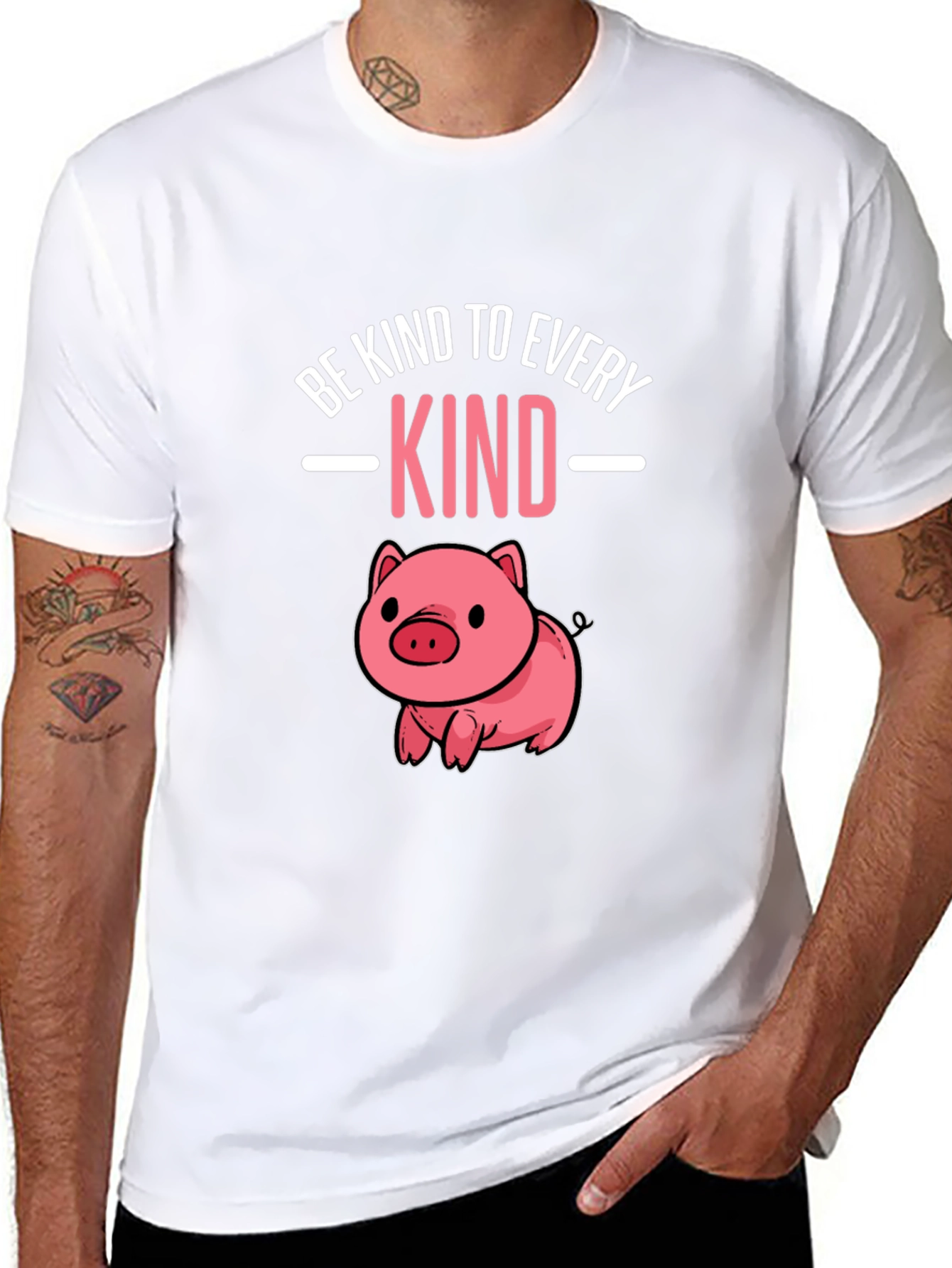 Be Kind To Every Kind Pig T-Shirt