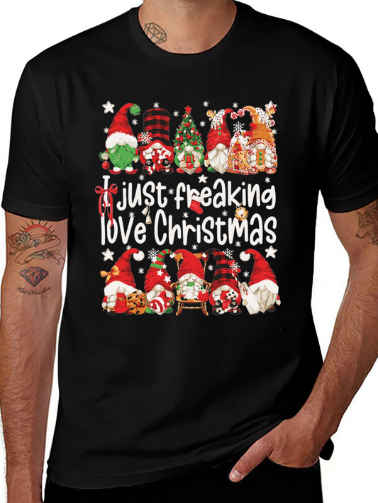 Funny Christmas Gnome Graphic Tee