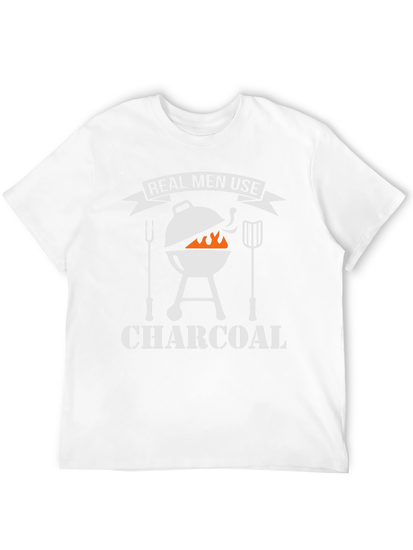 Real Men Use Charcoal BBQ T-Shirt