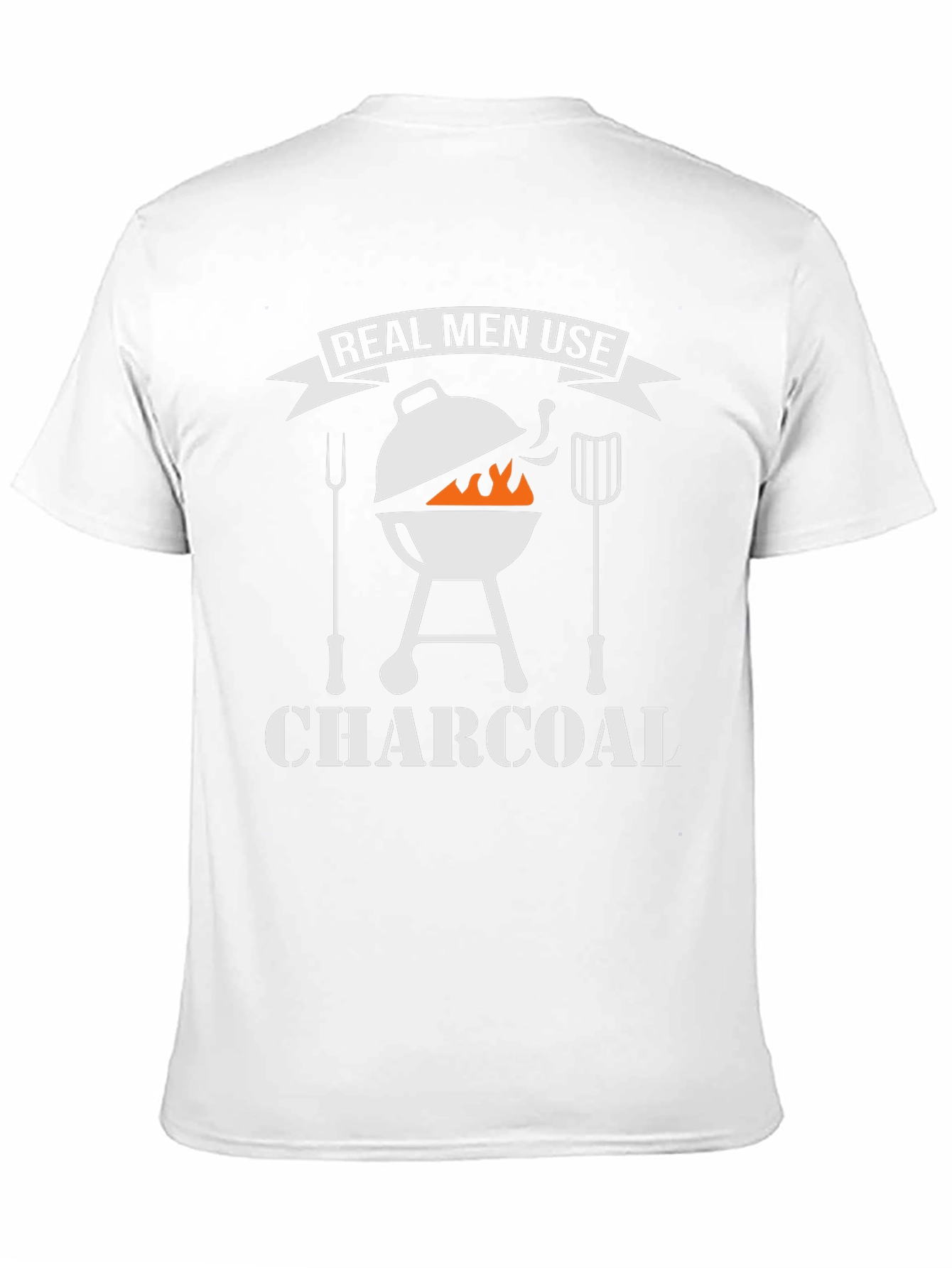 Real Men Use Charcoal BBQ T-Shirt