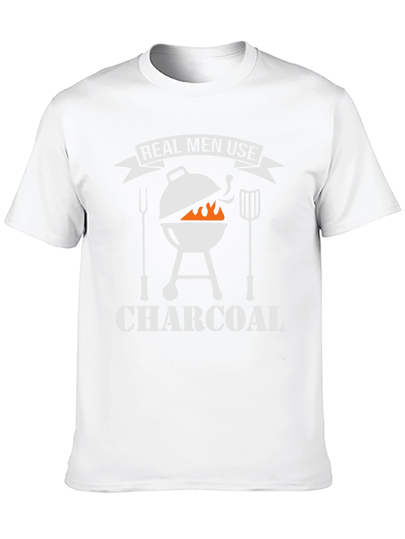 Real Men Use Charcoal BBQ T-Shirt