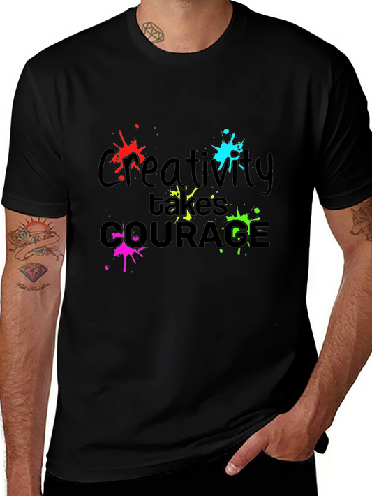Creative Courage T-Shirt - Bold Design