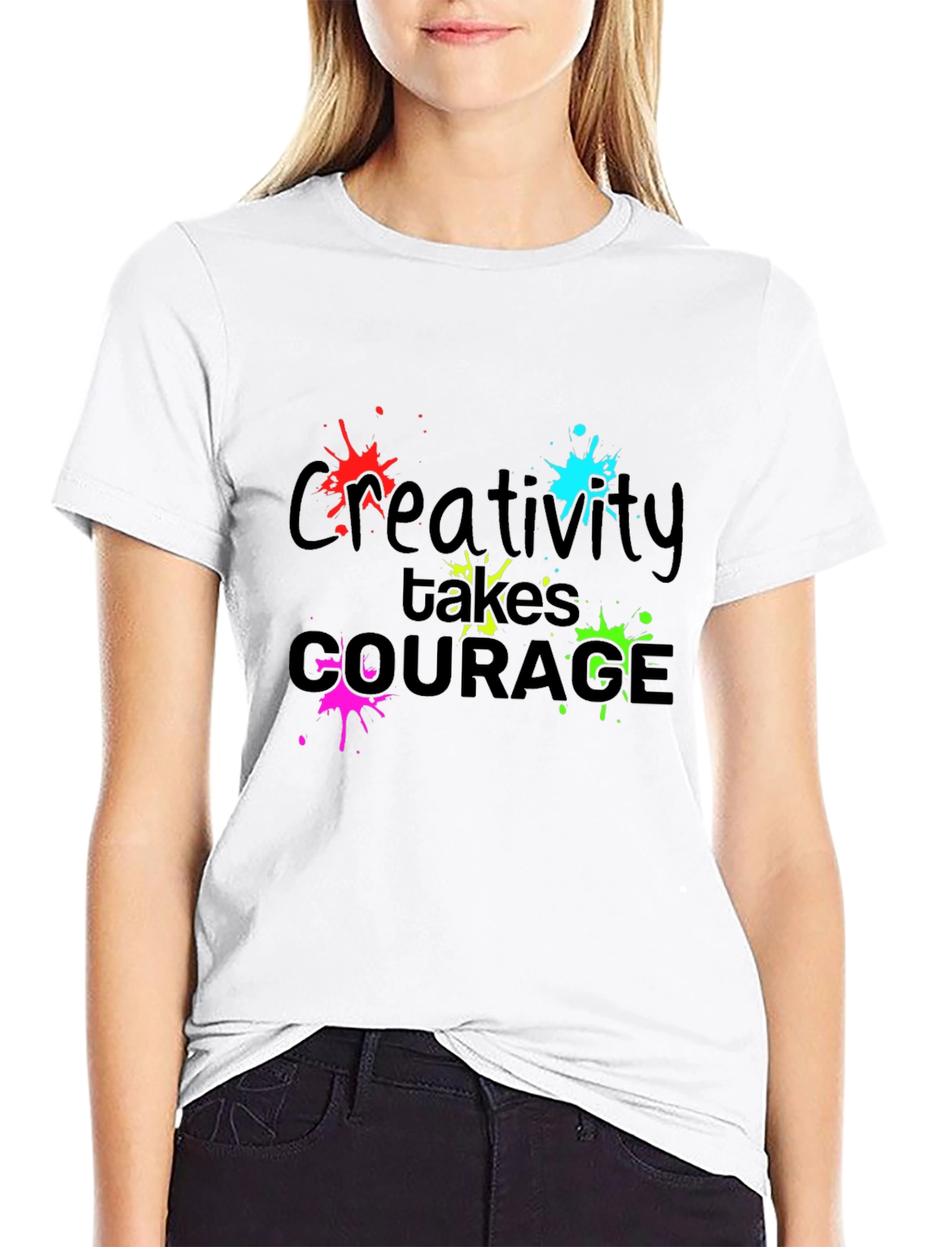 Creative Courage T-Shirt - Bold Design