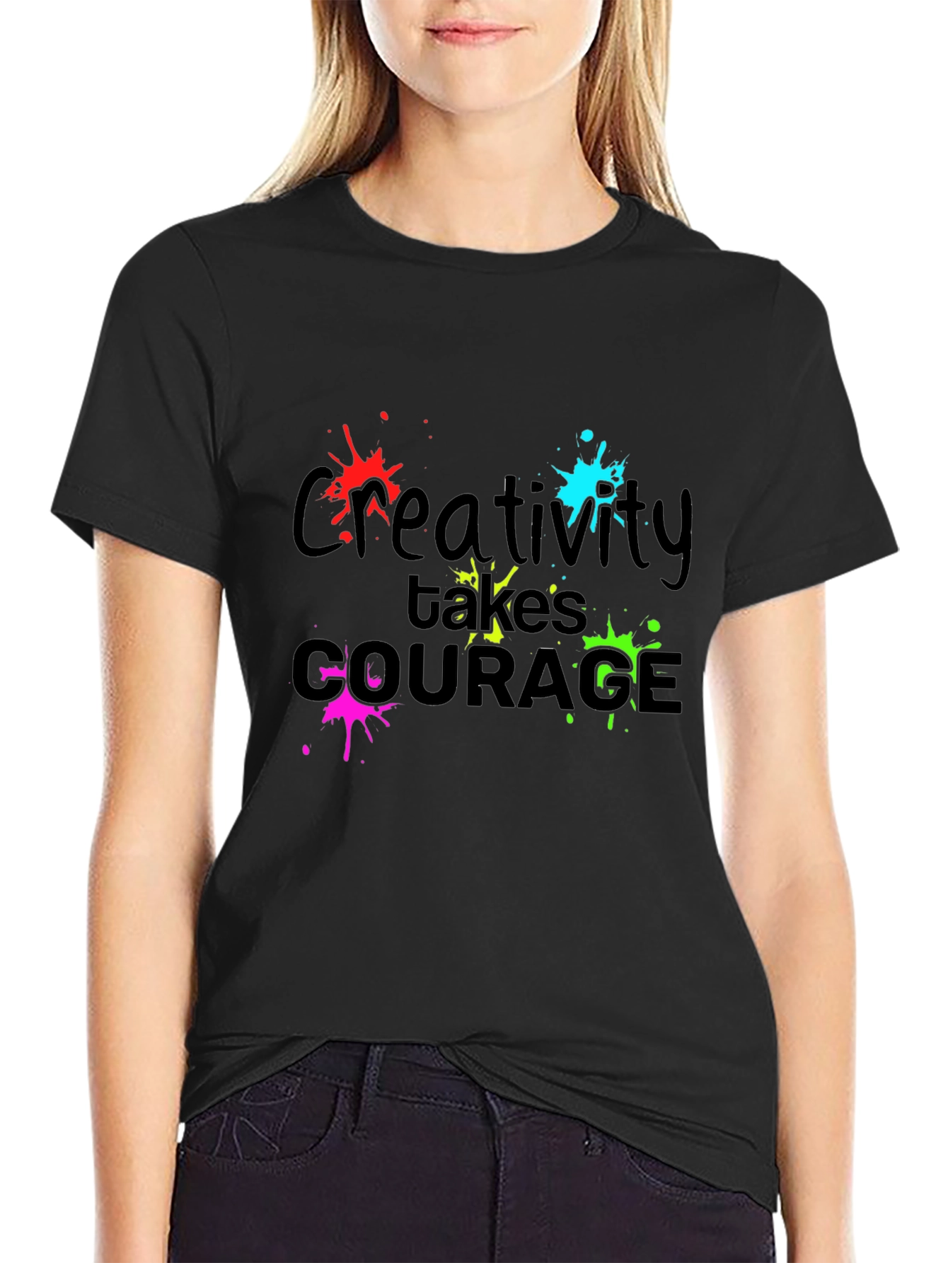 Creative Courage T-Shirt - Bold Design
