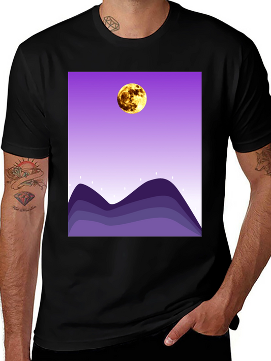 Moonlit Mountains Graphic Tee